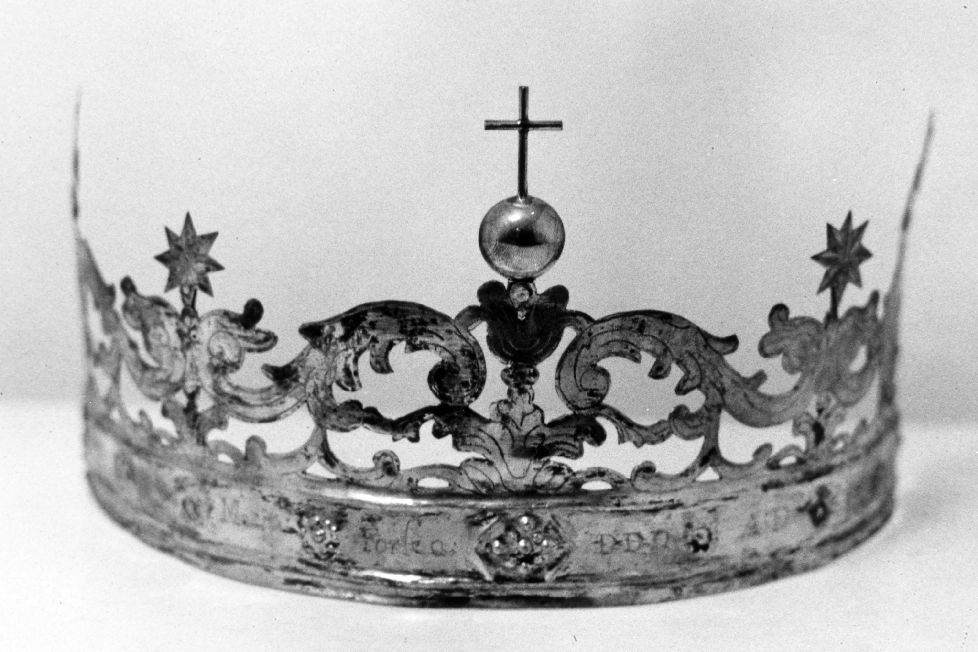 corona da dipinto, coppia - ambito salentino (sec. XIX)