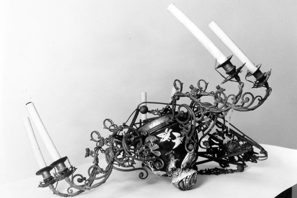 lampadario - a bracci - ambito italiano (fine/inizio secc. XIX/ XX)