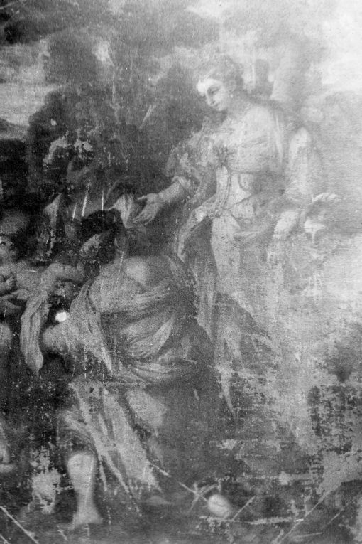 Mosè salvato dalle acque (dipinto) - ambito Italia meridionale (sec. XVII)