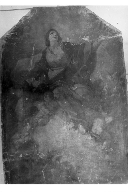Madonna Assunta (dipinto) di Tiso Oronzo (attribuito) (sec. XVIII)