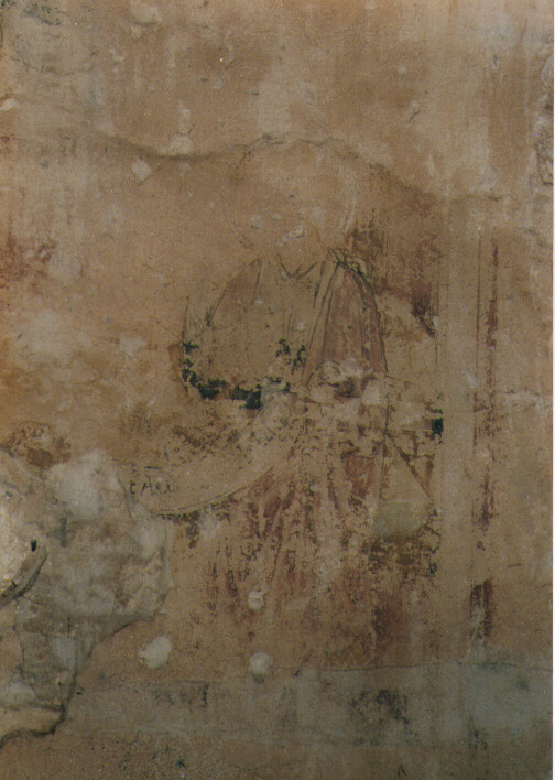 due santi (dipinto, frammento) - ambito salentino (sec. XIII)