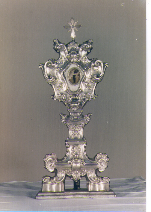 reliquiario - a ostensorio - ambito Italia meridionale (seconda metà sec. XVIII)