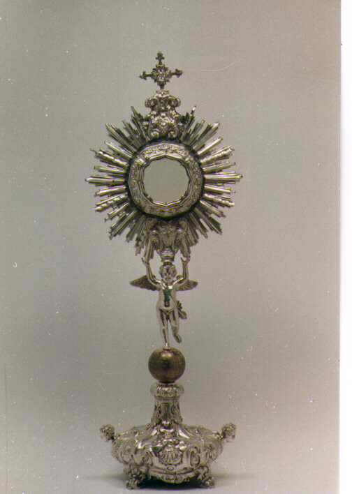 ostensorio - ambito napoletano (secondo quarto sec. XVIII)
