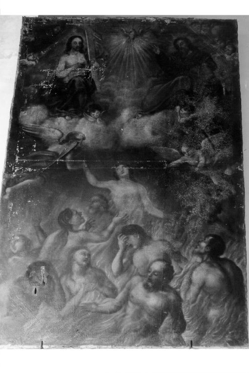 anime del purgatorio (dipinto, opera isolata) - ambito pugliese (sec. XVII)