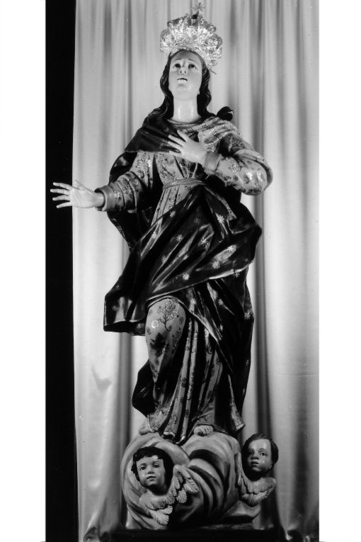 Madonna Assunta (statua, opera isolata) di Ottaviano Andrea (attribuito) (primo quarto sec. XVIII)