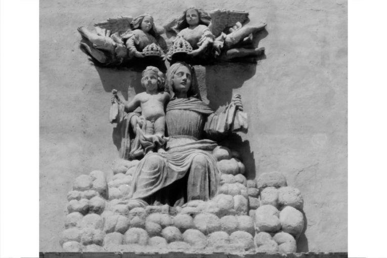 Madonna con Bambino e angeli (statua) - ambito salentino (fine/inizio secc. XVII/ XVIII)