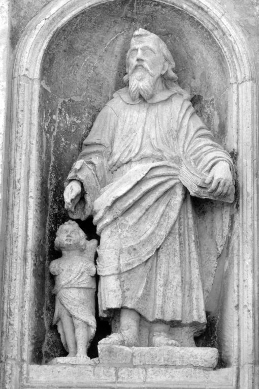 San Matteo Evangelista (statua) - ambito salentino (fine/inizio secc. XVII/ XVIII)