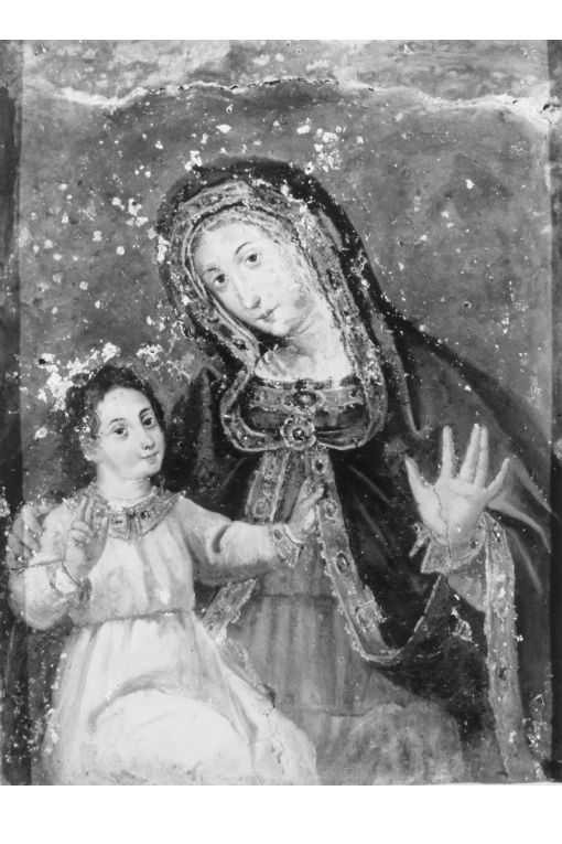 Madonna con Bambino (dipinto) - ambito Italia meridionale (secc. XIII/ XVI)