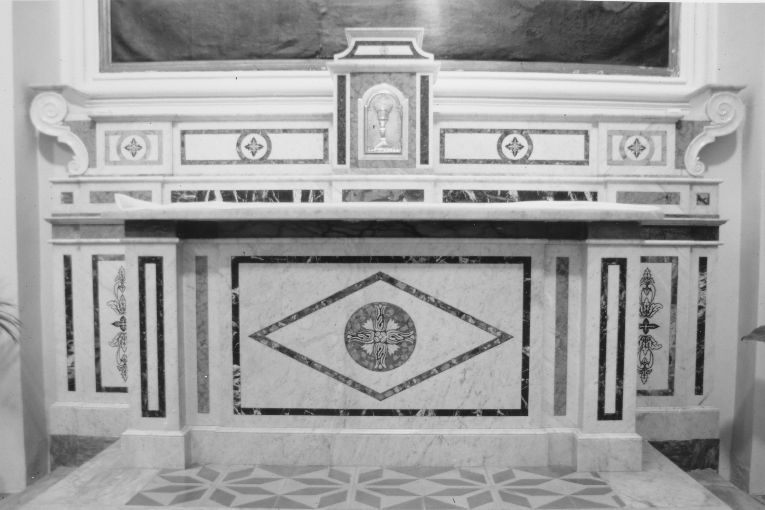 altare - ambito salentino (fine/inizio secc. XIX/ XX)