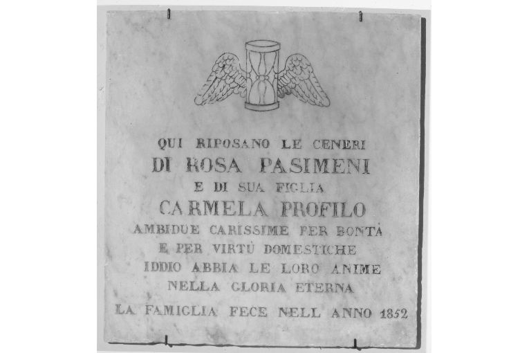 lapide - ambito salentino (sec. XIX)