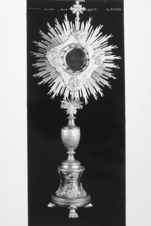 ostensorio - ambito Italia meridionale (sec. XIX)