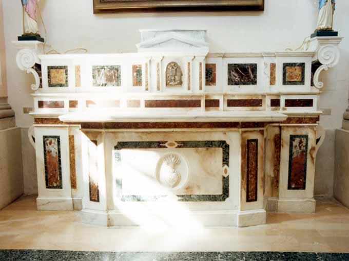 altare - ambito Italia meridionale (fine sec. XIX)