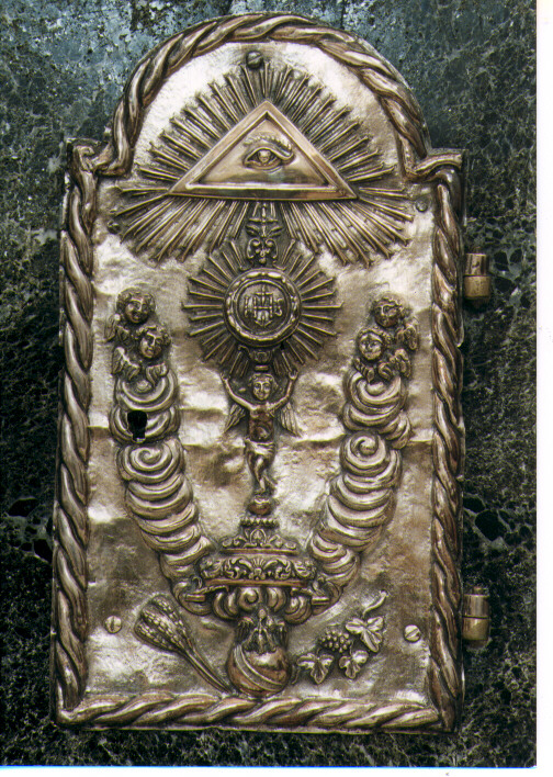 sportello di tabernacolo - manifattura napoletana (metà sec. XIX)