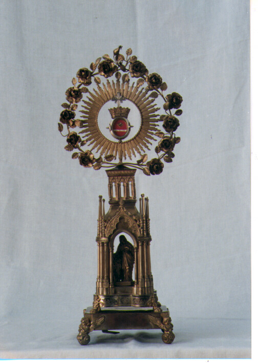 reliquiario architettonico - ambito Italia meridionale (fine/inizio secc. XIX/ XX)