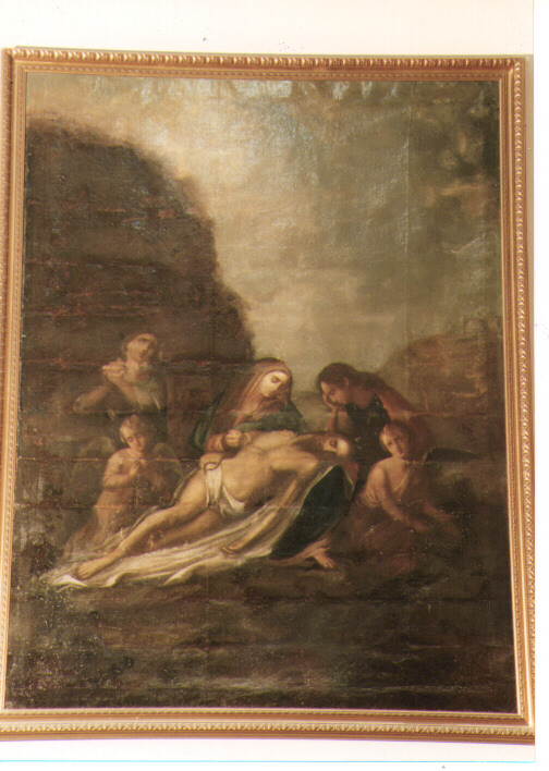 compianto sul Cristo morto (dipinto) - ambito Italia meridionale (seconda metà sec. XVIII)