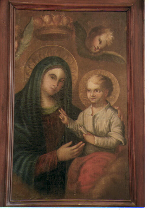 Madonna con Bambino (dipinto) - ambito Italia meridionale (prima metà sec. XIX)