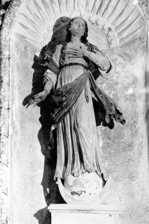 Madonna Immacolata (statua) di Boffelli P (bottega) (prima metà sec. XVIII)
