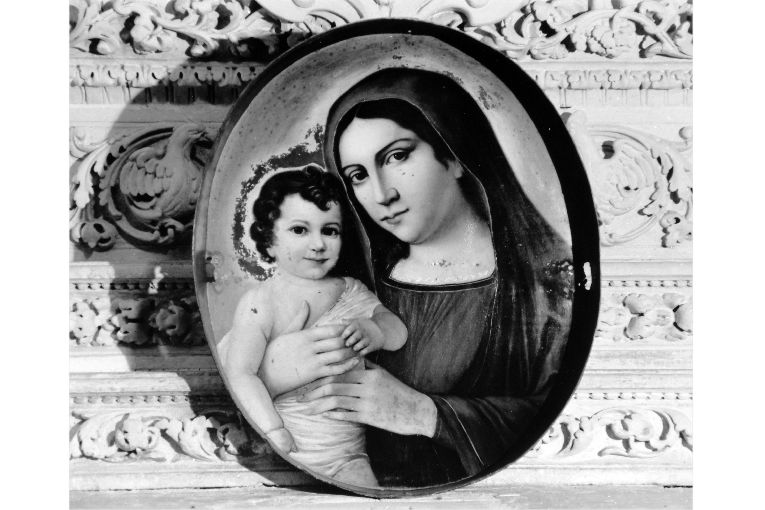 Madonna con Bambino (dipinto) - ambito salentino (prima metà sec. XX)
