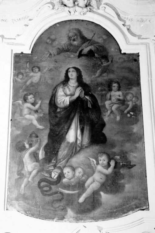 Madonna Immacolata (dipinto) - ambito salentino (sec. XIX)