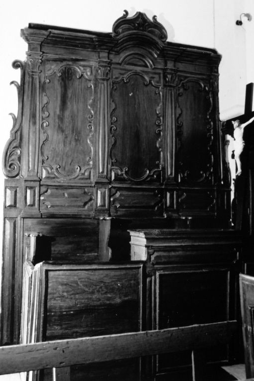 stalli del coro - ambito salentino (secondo quarto sec. XIX)