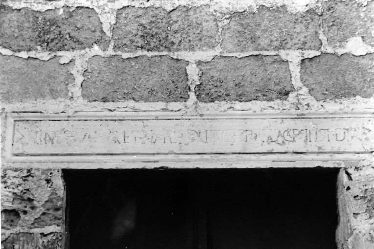 lapide - ambito salentino (secc. XVI/ XVII)