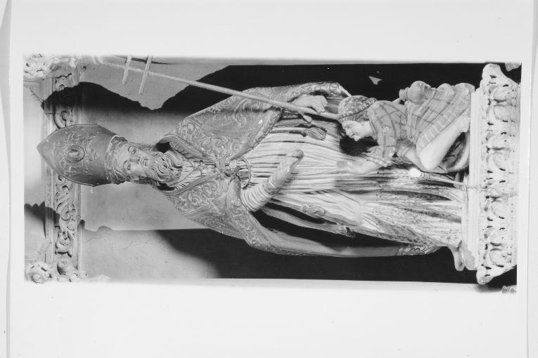 San Giovanni Elemosiniere (statua) - ambito salentino (sec. XVIII)