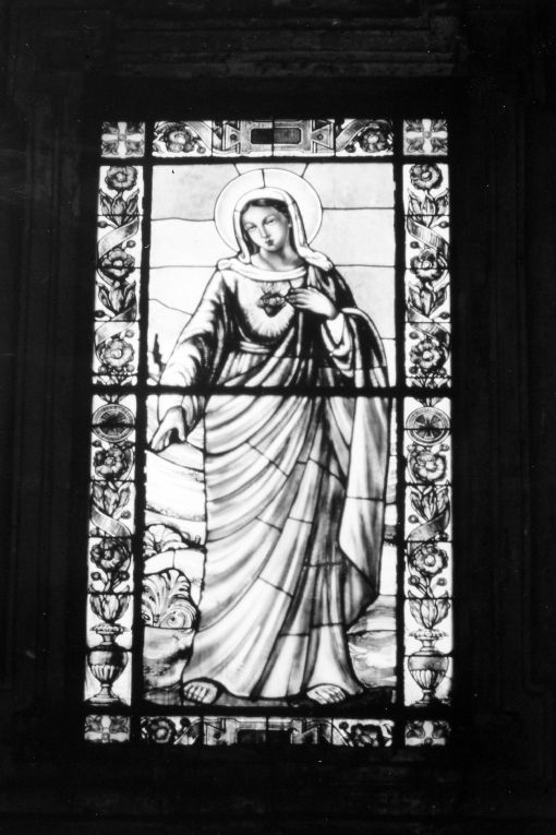Sacro Cuore di Maria (vetrata) - manifattura fiorentina (?) (sec. XX)