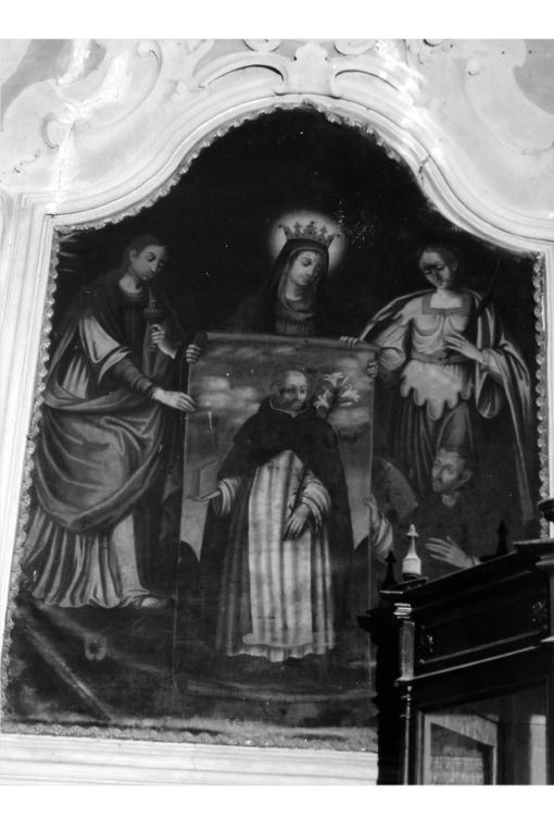 trasporto dell'immagine di San Domenico a un monaco di Soriano (dipinto) - ambito salentino (sec. XVI)