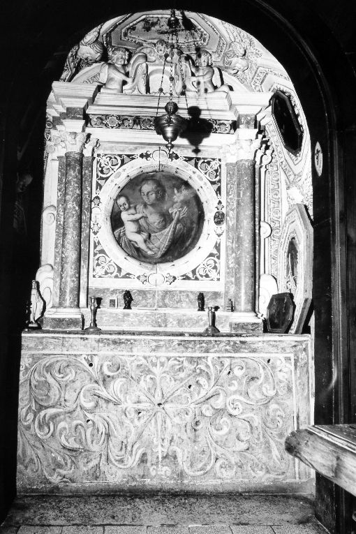 Madonna con Bambino (dipinto) - ambito Italia meridionale (sec. XVII)