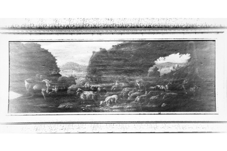 scena bucolica (dipinto) - ambito napoletano (seconda metà sec. XVII)