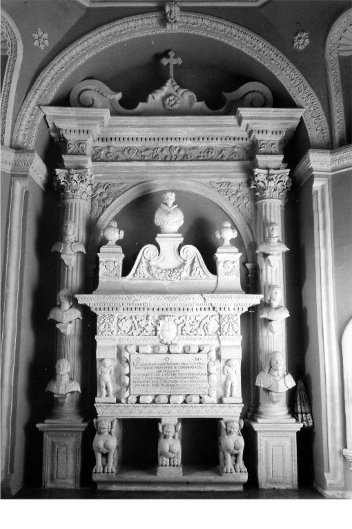 monumento funebre - ambito salentino (prima metà sec. XVII)