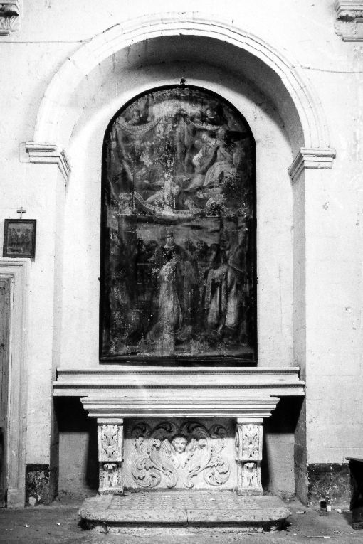 altare - ambito salentino (seconda metà sec. XVII)