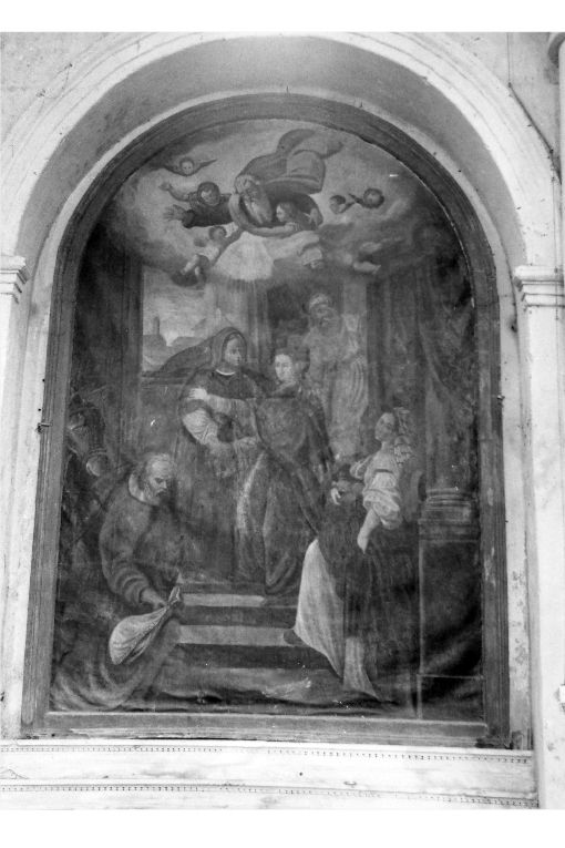 visitazione (dipinto) - ambito salentino (sec. XVII)