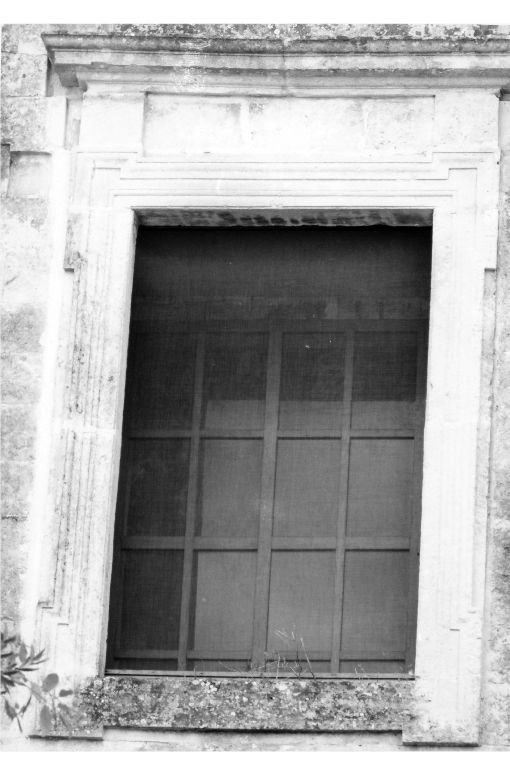 mostra di finestra - ambito salentino (seconda metà sec. XVII)