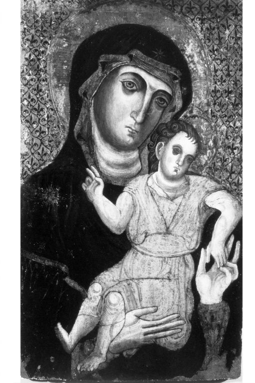Madonna con Bambino (icona) di Giovanni da Taranto (attribuito) (inizio sec. XIV)