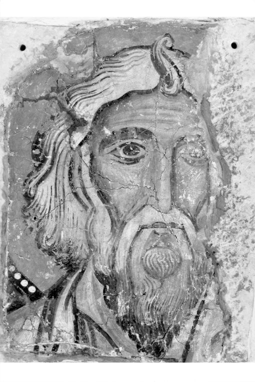 Sant'Andrea Apostolo (dipinto, frammento) - ambito Italia meridionale (sec. XII)
