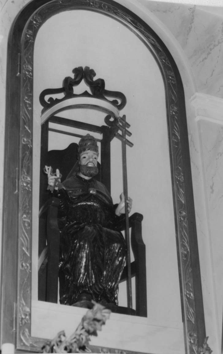 San pietro papa, san pietro come primo vescovo di roma (statua)