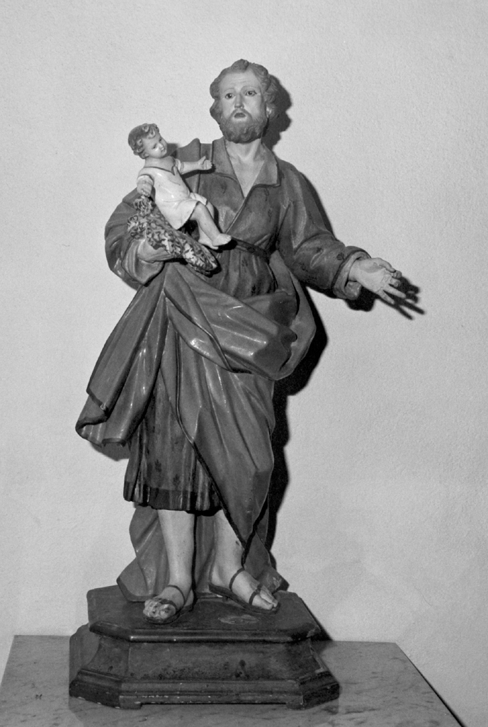 San giuseppe e gesù bambino (statua)