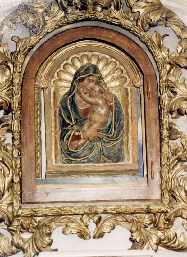 Madonna di bonacatu, madonna con bambino (rilievo)