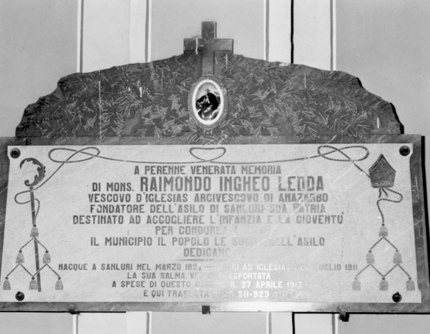 Mons. raimondo ingheo ledda, lapide tombale