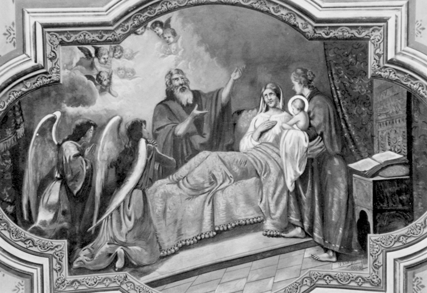 Nascita di maria vergine (dipinto, complesso decorativo)