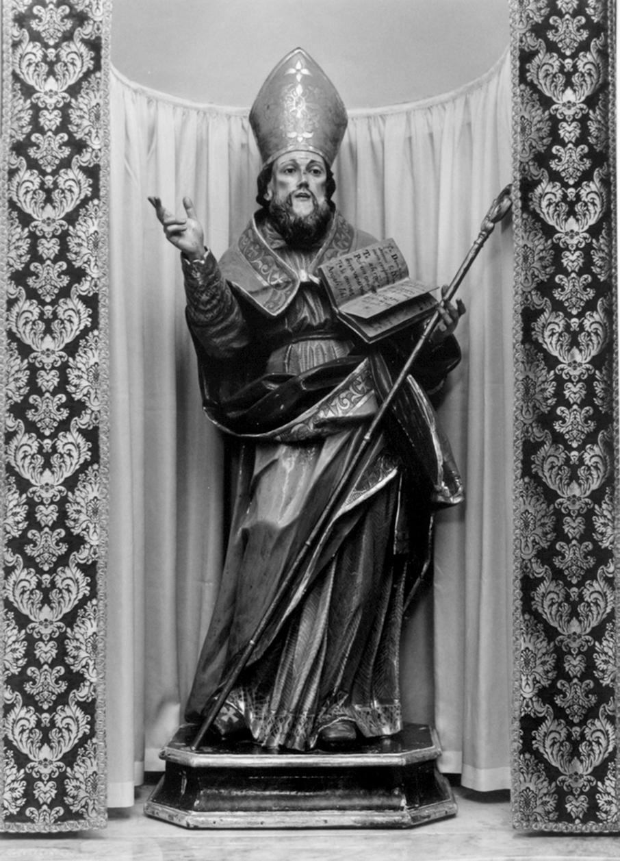 Sant'ambrogio proclamato vescovo (statua)