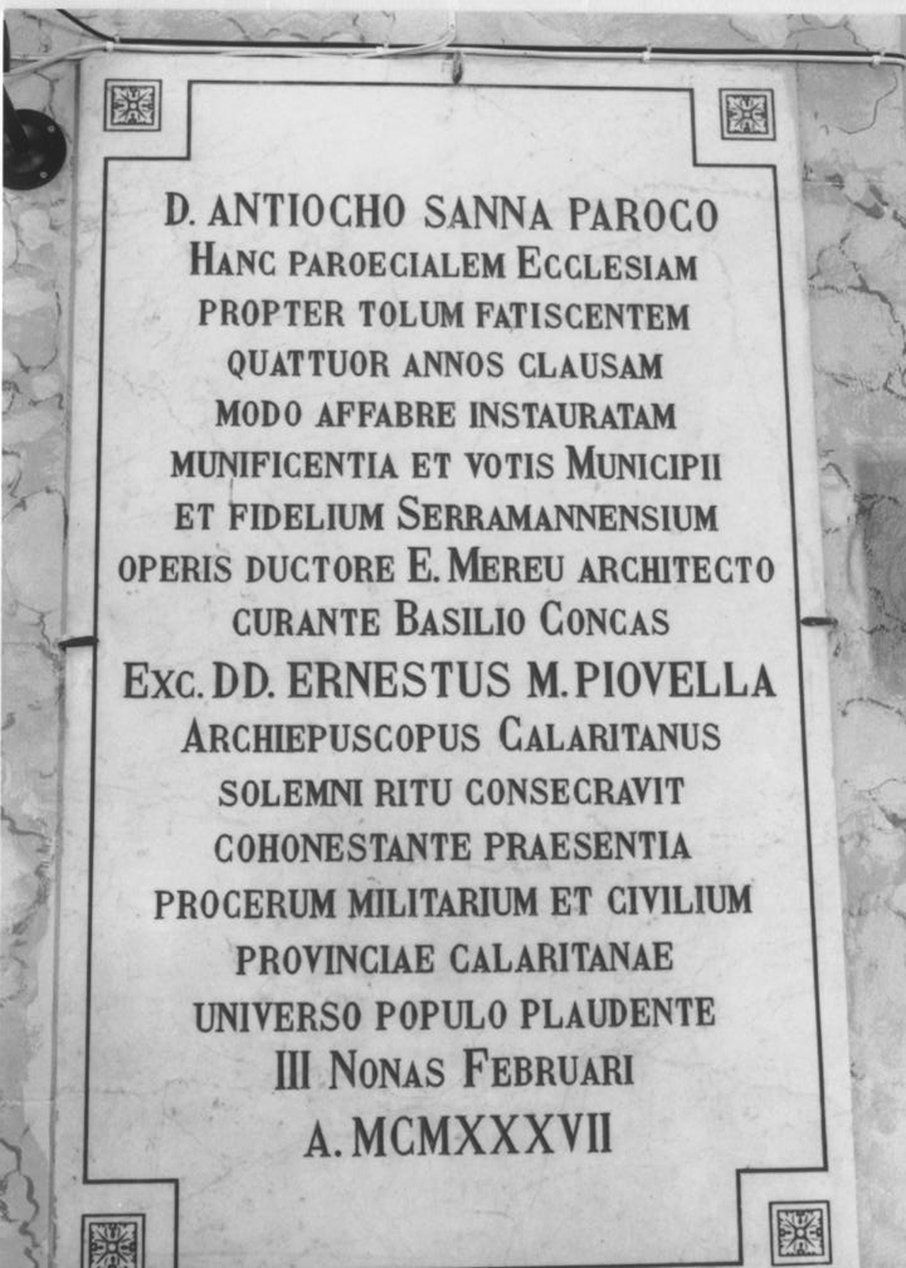 Lapide commemorativa
