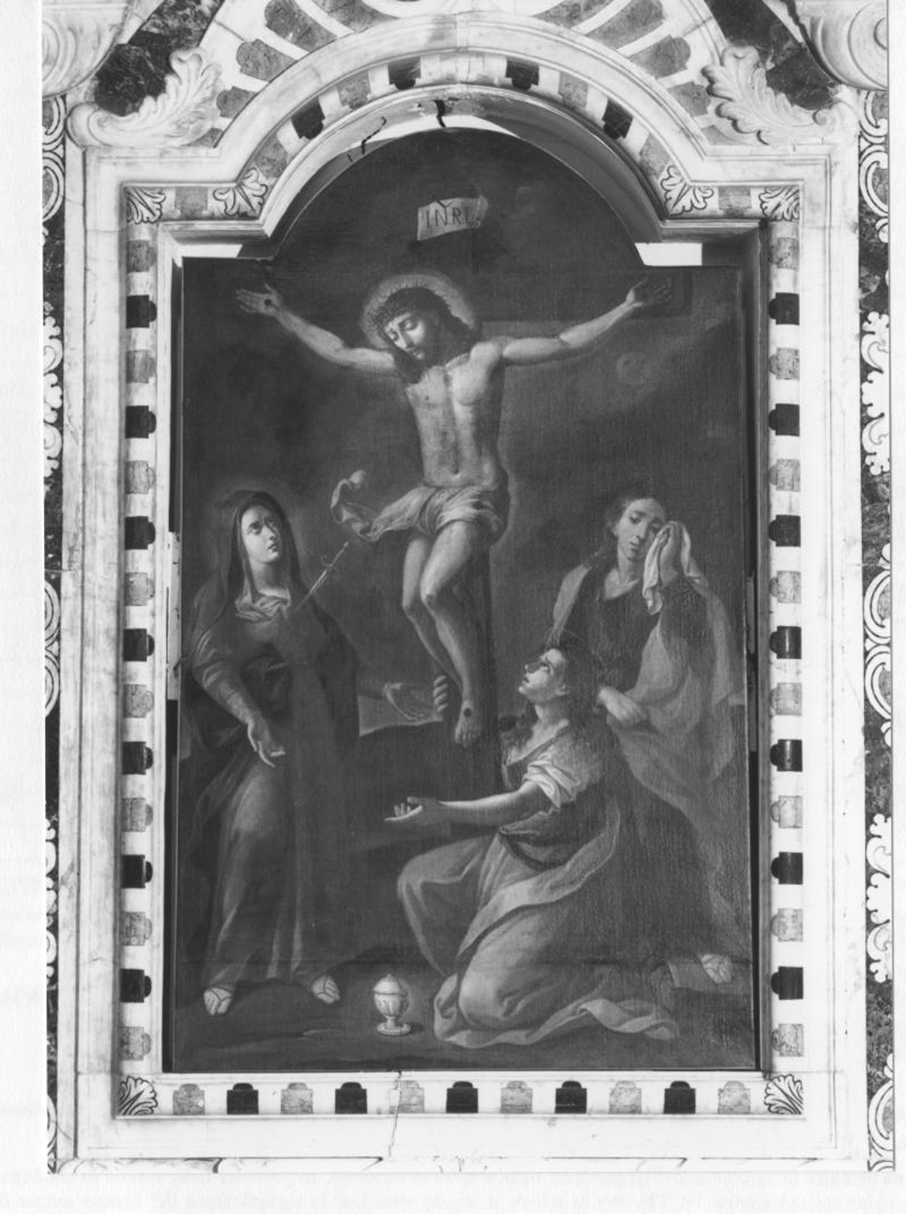 Crocifissione di cristo con la madonna, san giovanni evangelista, cristo crocifisso (dipinto)