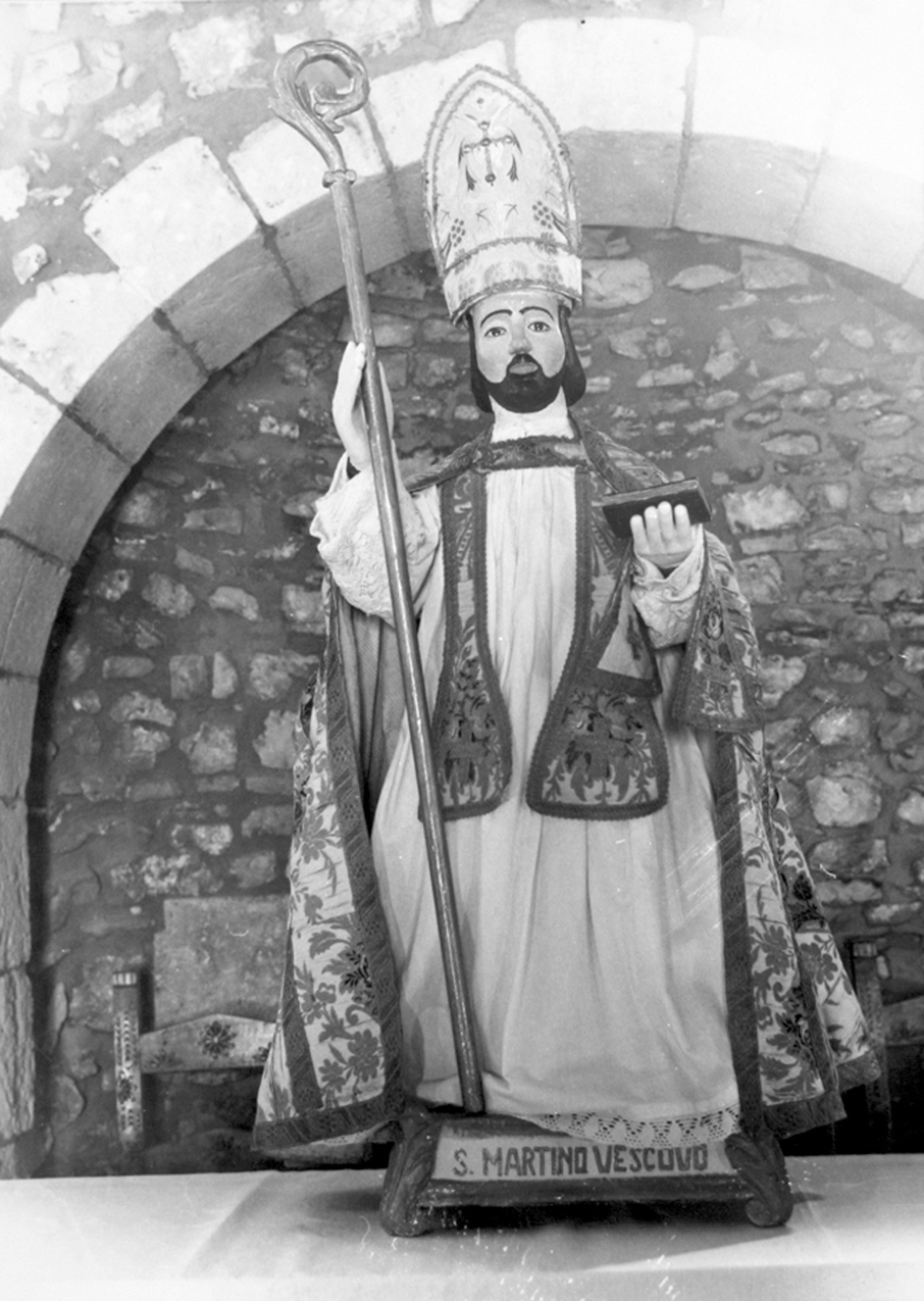 San martino vescovo (statua)