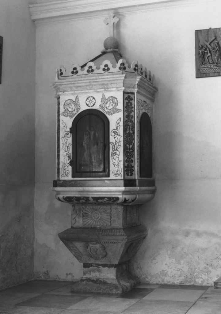 Spirito santo; battesimo di cristo. (fonte battesimale)