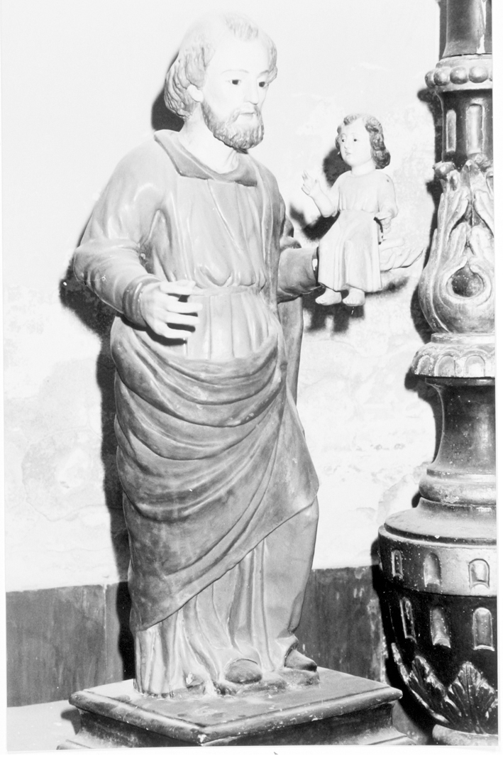 San giuseppe e gesù bambino (statua)