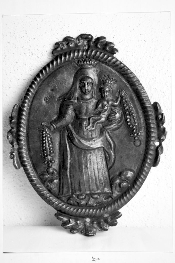 Madonna del rosario (emblema di confraternita)