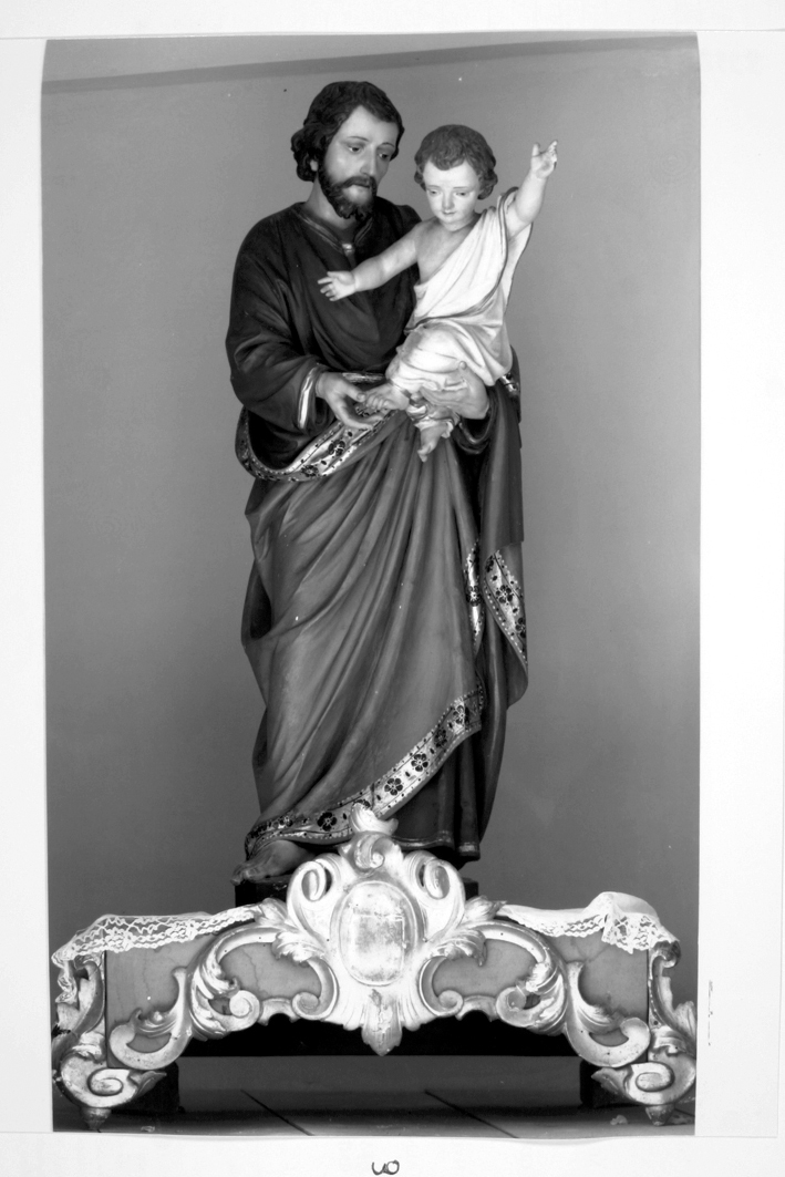San giuseppe e gesù bambino (statua)