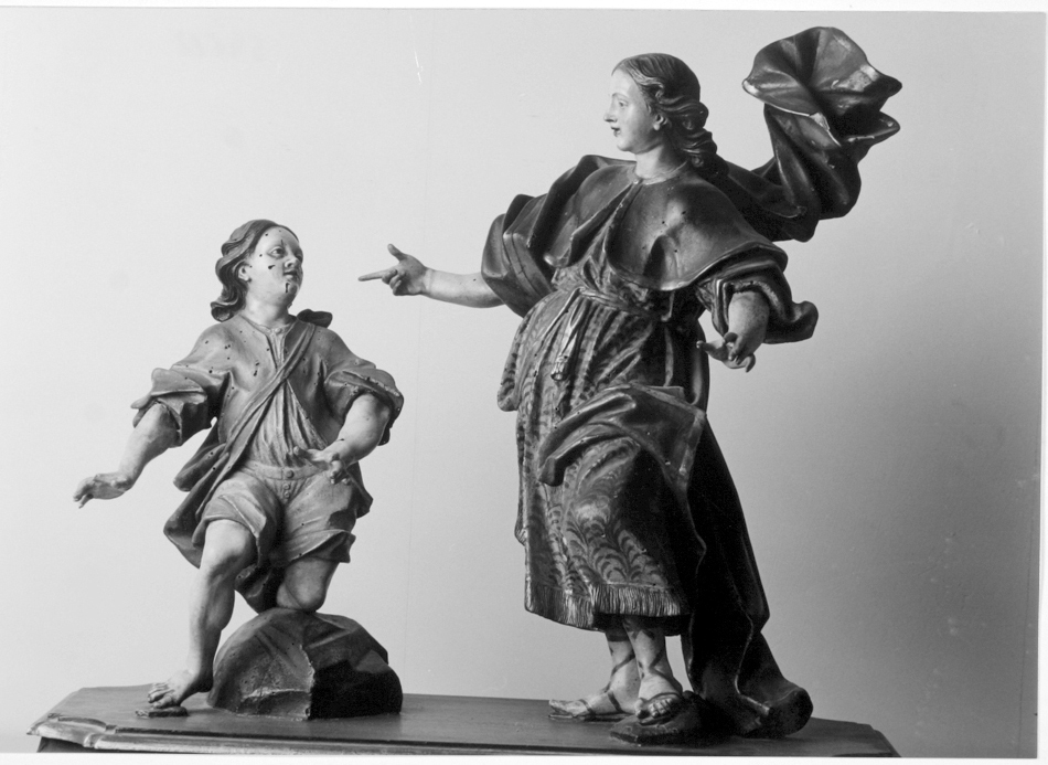 Tobia e san raffaele arcangelo (gruppo scultoreo)